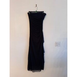 Y2k Windsor Black Beaded Dress